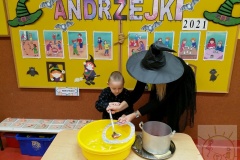 Andrzejki w grupie Wiewiórki 2021