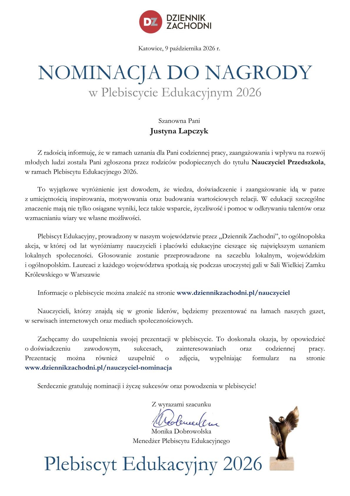 Nominacja_Justyna_Lapczyk_N